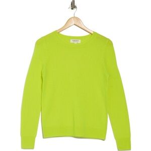 Chartreuse cashmere sweater Nordstrom